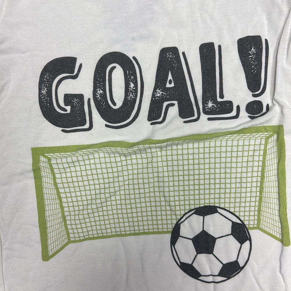 Kickee Pants green&white 3T “Goal” Soccer themed SSS and shorts. Soooft! - Picture 3 of 6